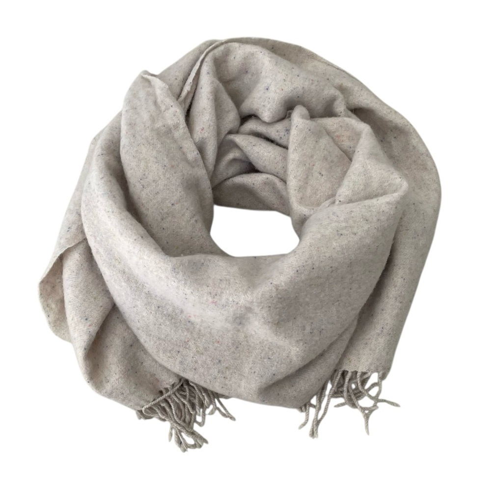 Madewell Beige Wool Winter Blanket Scarf